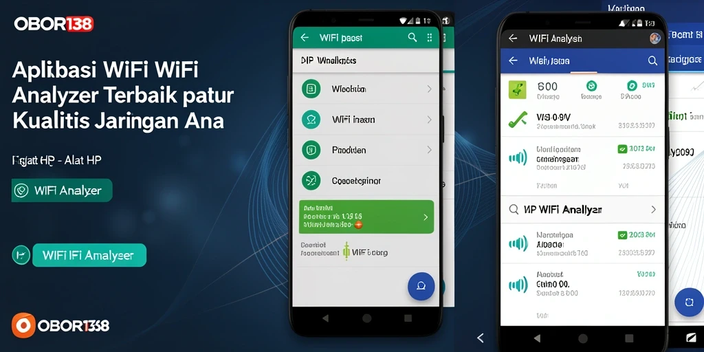 Tampilan antarmuka OBOR138 yang intuitif dan informatif untuk analisis WiFi.