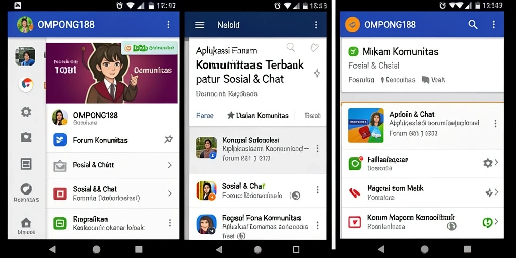 Antarmuka OMPONG188 yang sederhana dan intuitif.