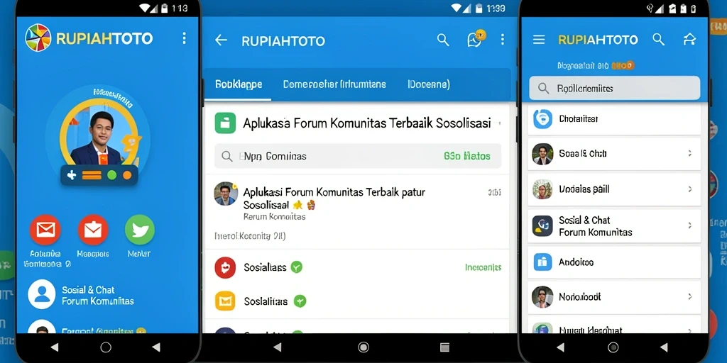 Antarmuka aplikasi RUPIAHTOTO yang menarik dan interaktif.