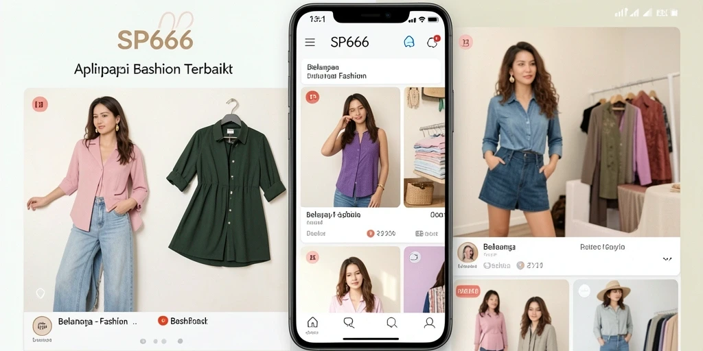 Tampilan antarmuka aplikasi SP666 yang modern dan stylish.