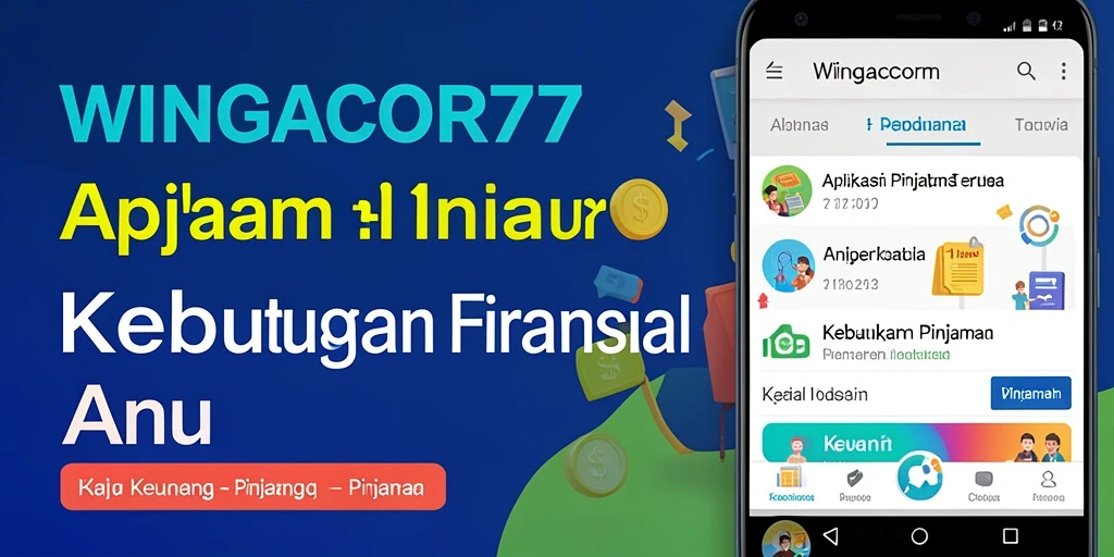 Antarmuka intuitif aplikasi WINGACOR77 untuk pinjaman.