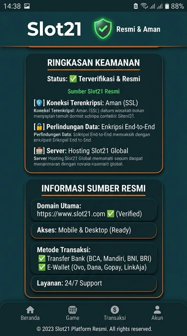 Kanal Resmi APK slot21 untuk Pengguna Android